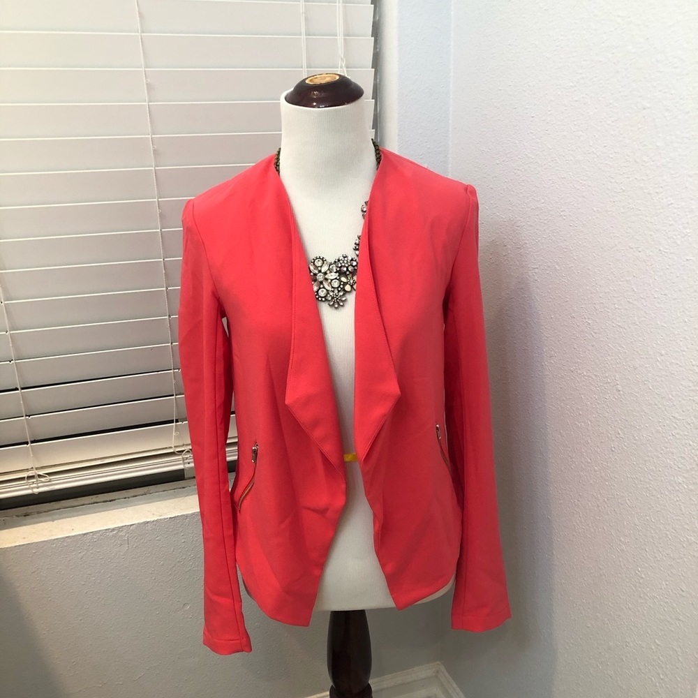 Nwot! H&M Open Front Cascading Blazer - image 1